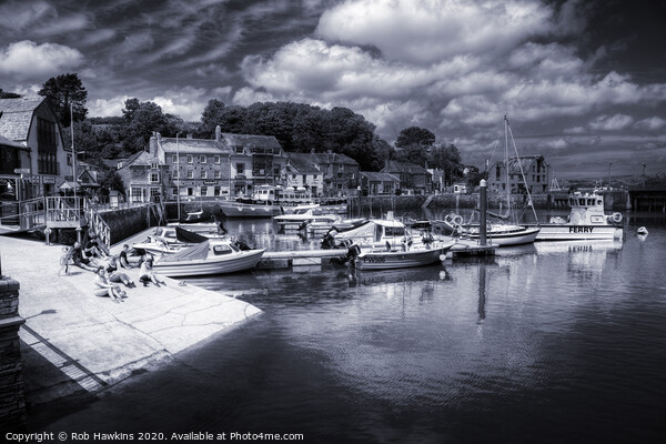 Padstow Blues Picture Board by Rob Hawkins