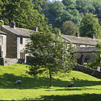 Buy canvas prints of Kettlewell Cottages by Rob Hawkins
