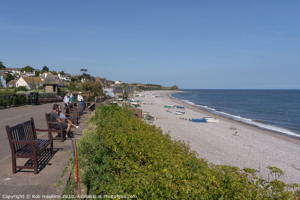 Budleigh Beach Picture Board by Rob Hawkins