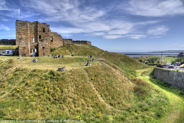 Tynemouth Castle Picture Board by Rob Hawkins