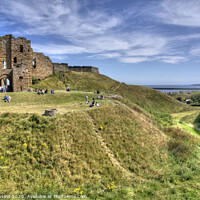 Buy canvas prints of Tynemouth Castle by Rob Hawkins