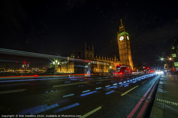 London Nights  Picture Board by Rob Hawkins