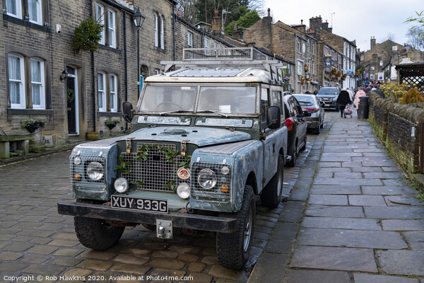Cars on Haworth Hill  Picture Board by Rob Hawkins