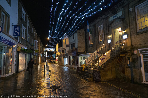 Skipton Xmas Lights  Picture Board by Rob Hawkins