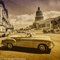 Buy canvas prints of Capitol Convertible by Rob Hawkins