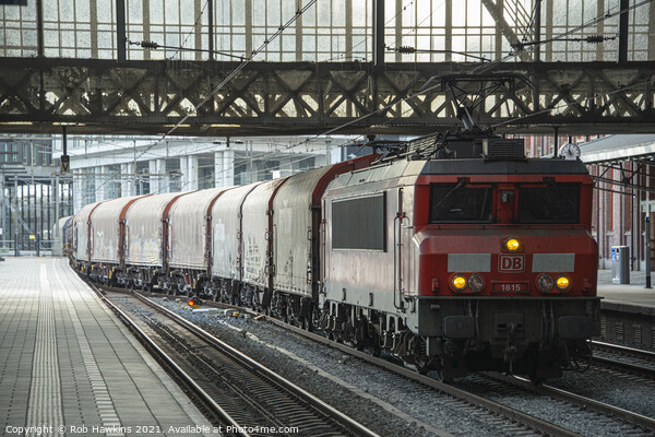 DB freight at Haarlem Picture Board by Rob Hawkins