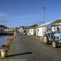 Buy canvas prints of  Newlyn Harbour Tractor                      by Rob Hawkins