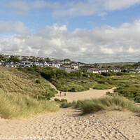 Buy canvas prints of Holywell Village Dunes  by Rob Hawkins