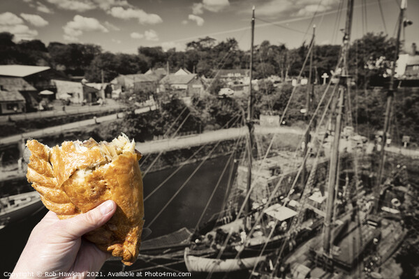 Cornish Harbour Pasty  Picture Board by Rob Hawkins
