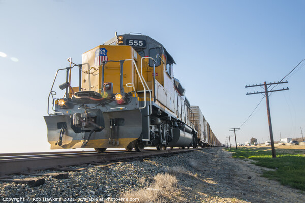 California Freight train  Picture Board by Rob Hawkins