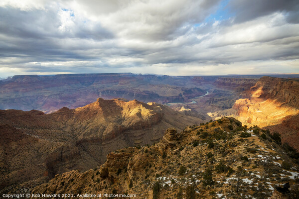 Grand Canyon River Vista  Picture Board by Rob Hawkins