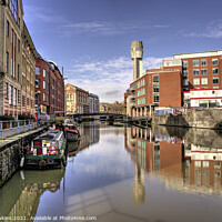 Buy canvas prints of Feeder Canal Reflections by Rob Hawkins
