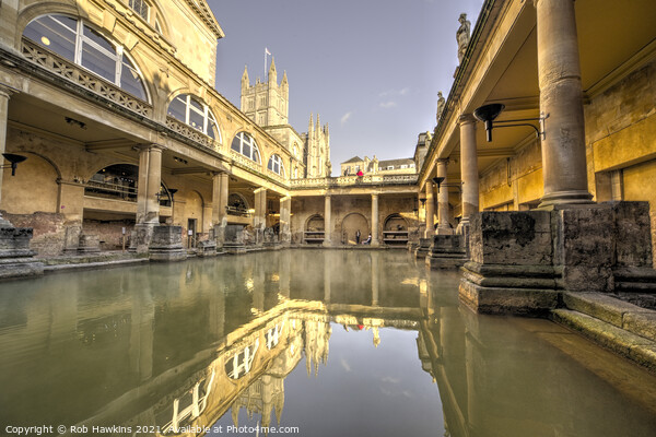 The Roman Baths Picture Board by Rob Hawkins