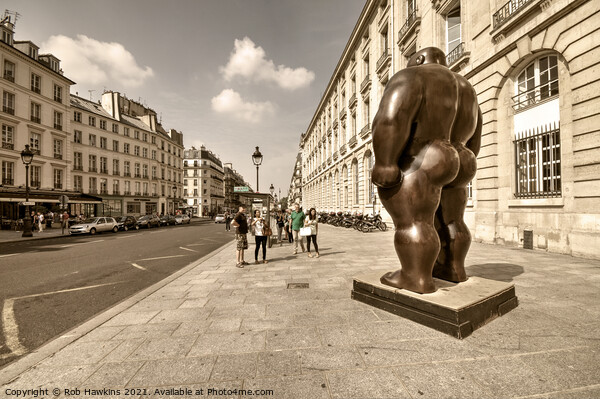 Parisian Buddha  Picture Board by Rob Hawkins