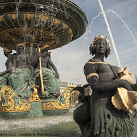Buy canvas prints of Paris Fountains  by Rob Hawkins