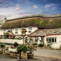Buy canvas prints of The Thatch by Alexia Miles