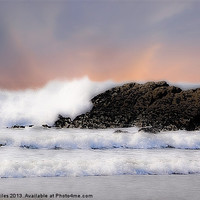 Buy canvas prints of Waves coming over by Alexia Miles
