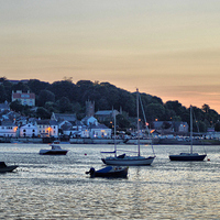 Buy canvas prints of Sunset Instow by Alexia Miles