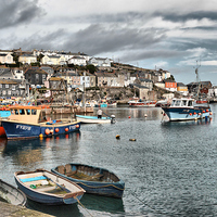 Buy canvas prints of  Mevagissey Cornwall by Alexia Miles