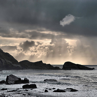Buy canvas prints of  Welcombe North Devon by Alexia Miles