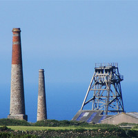 Buy canvas prints of Levant mines Cornwall by Alexia Miles