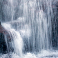 Buy canvas prints of Waterfall by les tobin