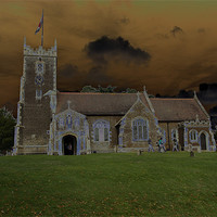 Buy canvas prints of Church of St Mary Magdalene by les tobin