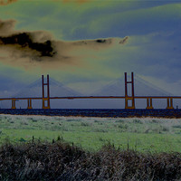 Buy canvas prints of New Severn crossing by les tobin