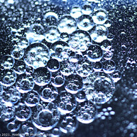 Buy canvas prints of Abstract Bubbles by les tobin