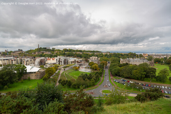 Edinburgh, Holyrood Palace and Scottish Parliament Picture Board by Douglas Kerr