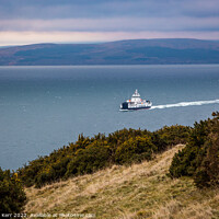 Buy canvas prints of MV Catriona ferry, Lochranza Bay, Arran by Douglas Kerr