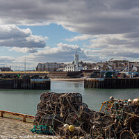 Buy canvas prints of Arbroath Harbour and Signal Tower by Douglas Kerr