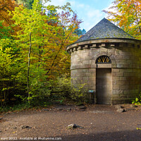 Buy canvas prints of Ossian's Hall, The Hermitage, Dunkeld by Douglas Kerr