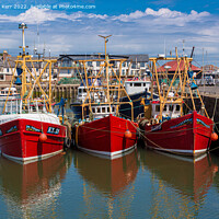 Buy canvas prints of Fishing boats, Arbroath harbour by Douglas Kerr