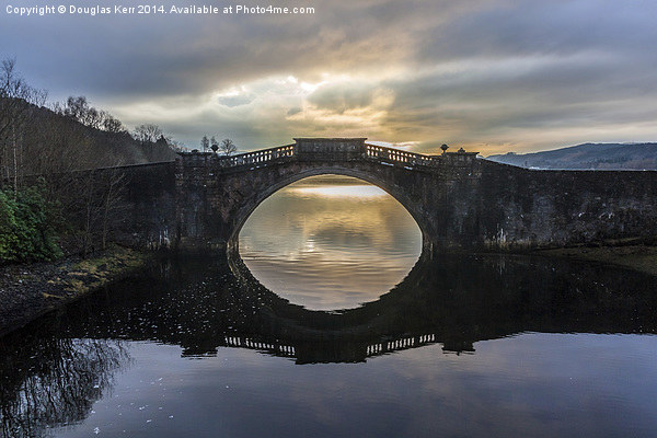  Garron Bridge, Inverary, Argyll Picture Board by Douglas Kerr