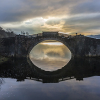 Buy canvas prints of  Garron Bridge, Inverary, Argyll by Douglas Kerr