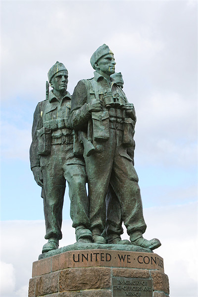 Spean Bridge Commando Memorial Picture Board by Douglas Kerr