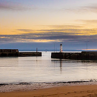 Buy canvas prints of Dusk at Anstruther Harbour by Douglas Kerr