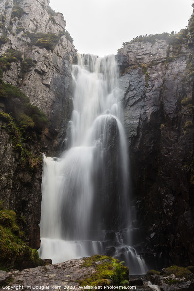 Wailing Widow Waterfall, Assynt Picture Board by Douglas Kerr