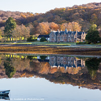 Buy canvas prints of Shieldaig Lodge, Loch Gairloch by Douglas Kerr