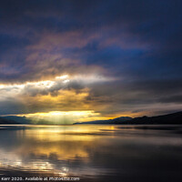 Buy canvas prints of Sunset on Loch Fyne by Douglas Kerr