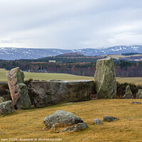 Buy canvas prints of Tomnaverie Stone Circle by Douglas Kerr