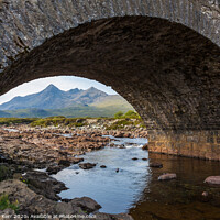 Buy canvas prints of View of Sgùrr nan Gillean from Sligachan bridge, Skye by Douglas Kerr