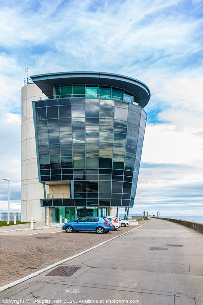 Aberdeen Harbour Control Tower Picture Board by Douglas Kerr