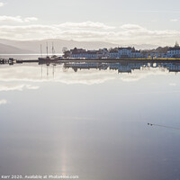 Buy canvas prints of Inverary reflected in Loch Fyne by Douglas Kerr