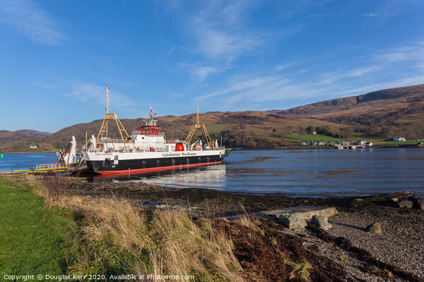 Loch Dunvegan ferry, Rhubodach Colintraive, Isle of Bute. Picture Board by Douglas Kerr