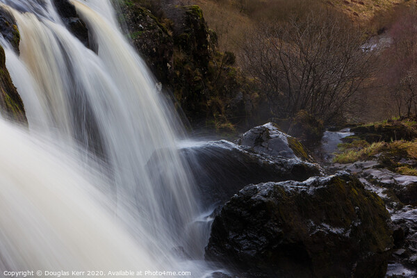 Waterfall, Loup of Fintry closeup Picture Board by Douglas Kerr