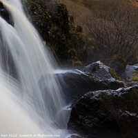 Buy canvas prints of Waterfall, Loup of Fintry closeup by Douglas Kerr