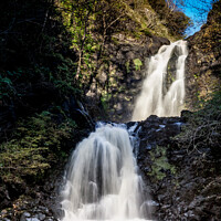 Buy canvas prints of Rha Waterfall, Skye by Douglas Kerr