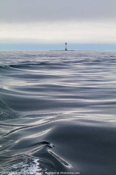 Bell Rock Lighthouse across the waves Picture Board by Douglas Kerr